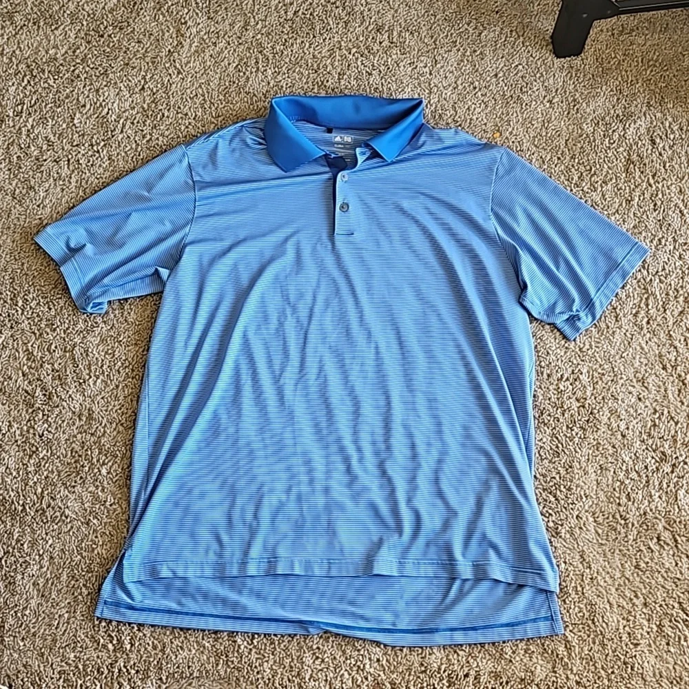 Adidas Climalite golf polo, blue, size XL